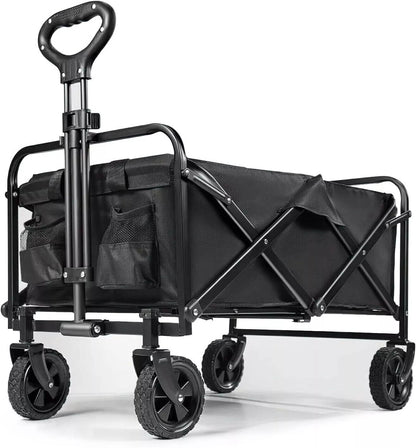 Large Foldable Outdoor Garden Beach Camping 4 Wheel Cart Trolley