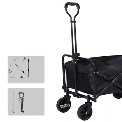 Large Foldable Outdoor Garden Beach Camping 4 Wheel Cart Trolley