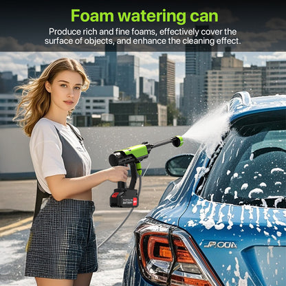 Cordless Car Pressure Washer Water High Power Jet Wash Cleaner Portable 2Battery